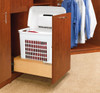 4WH-RM-15DM-1 Wood Hamper For 18" Cabinet, Rev-A-Motion For Vanity-Wood-Light Brown | Kunal Kitchens