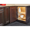4WLS882-35-570 35" Wood Half-Moon 2 Tray Set W/Hdw For Blind Corner-Wood-Light Brown