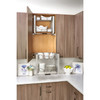 5PD-24CRN Pull Down Shelf For 24" Wall Cabinet W/Lockdown For Wall Org-Steel-Chrome