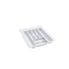 CT-3W-52 Cutlery Tray White Ind Pack For Drawer Org-Plastic-White | Kunal Kitchens
