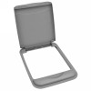 RV-50-LID-17-1 50 Qt Waste Container Lid - Silver 1 Pc For Waste Container-Plastic-Silver | Kunal Kitchens