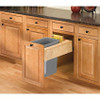 4WCTM-RM-1835DM-1 Sgl 35 Qt Rev-A-Motion Top Mount For Waste Container-Wood-Light Brown | Kunal Kitchens