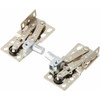 LD-0220-50SCFO-40 Sc Hinge Pair W/Screws For Full Overlay Bulk For Hardware-Metal-Silver | Kunal Kitchens