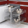 5PSP18CR Blind Corner Optimizer For 18" Opening For Blind Corner-Metal-Chrome | Kunal Kitchens