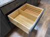 PLO13 Wood Pan/Lid Organizer (Fits Deep Drawers) - 13" W X 19-5/8" D X 6" H - Bamboo | Kunal Kitchens