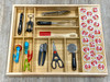 DOKIT-Arezzo Arezzo Drawer Organizer Kit- 25-1/8" W X 19-5/8" D X 2-7/16" H - Bamboo | Kunal Kitchens