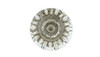 BP1008019511 Eclectic Acrylic and Metal Knob - 10080 | Kunal Kitchens