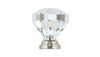 BP1008019511 Eclectic Acrylic and Metal Knob - 10080 | Kunal Kitchens