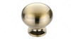 BP4923AE Traditional Brass Knob - 4923 | Kunal Kitchens