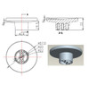 BP860857143 Modern Metal Knob - 8608 | Kunal Kitchens