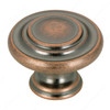 10734193 Metal Knob 34Mm Antique Copper | Kunal Kitchens