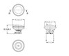 BP2431034195 Traditional Metal Knob - 2431 | Kunal Kitchens