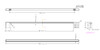 BP8160320160 Modern Metal Pull - 8160 | Kunal Kitchens
