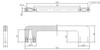 BP73096195 Modern Metal Pull - 730 | Kunal Kitchens