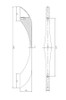 BP6969128140 Modern Metal Pull - 6969 | Kunal Kitchens