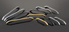 BP9455160195 Modern Metal Pull - 9455 | Kunal Kitchens