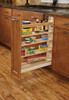 448BCBBSC5C 5" Dm Wood P-O W/Bb Soft-Close Slides For Base Organizer-Wood-Light Brown | Kunal Kitchens