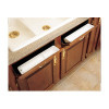 65721130 - 11" Standard/Accessory White Polymer Tip-Out Trays w/ 2 Pair of Hinges | Kunal Kitchens