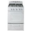 GRO24P0W - 1B-24 in GAS RANGE OPEN BURNER WHITE | Kunal Kitchens