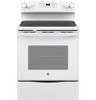 JB645DKWW - 3A-Ranges Electric White-GE - 30" GLASS TOP ELECTRIC RANGE  - SELF CLEAN OVEN - WHITE | Kunal Kitchens