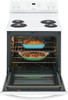 FFEF3016VW - Good 3A FRIGIDAIRE - 30" ELECTRIC COIL RANGE  - SELF CLEAN OVEN - WHITE | Kunal Kitchens