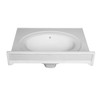MT2522W - CULTURED MARBLE VANITY TOP (WHITE) | Kunal Kitchens