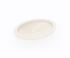 ULAD-1913 (TAHITI WHITE) - SWANSTONE UNDERMOUNT ADA LARGE OVAL BOWL LAVATORY SINK | Kunal Kitchens