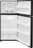 FFHT1835VB - 2A-Refrigerators Black-FRIGIDAIRE - 30" WIDE - 18.3 CU FT TOP FREEZER REFRIGE - RECESSED HANDLE - BLACK