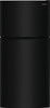 FFHT1835VB - 2A-Refrigerators Black-FRIGIDAIRE - 30" WIDE - 18.3 CU FT TOP FREEZER REFRIGE - RECESSED HANDLE - BLACK | Kunal Kitchens