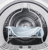 GFT14ESSMWW - GE® 24" 4.1 Cu.Ft. Front Load Ventless Condenser Electric Dryer with Stainless Steel Basket