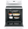 JB655DKWW - Better 1C GE - 30" GLASS TOP ELECTRIC RANGE  - SELF CLEAN OVEN - WHITE | Kunal Kitchens