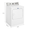 MEDC465HW - Large Capacity Top Load Dryer with Wrinkle Control – 7.0 cu. ft. | Kunal Kitchens