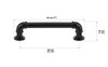 BP2209128900 Eclectic Aluminum Pull - 2209 | Kunal Kitchens