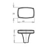 BP78532180 Transitional Metal Knob - 78532 | Kunal Kitchens