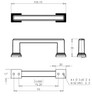 BP79596AE Transitional Metal Pull - 795 | Kunal Kitchens