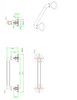 BP873900 Traditional Metal Pull - 873R | Kunal Kitchens