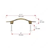 BP879AE Traditional Metal Pull - 879A