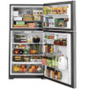 GIE19JSNRSS - GE® ENERGY STAR® 19.2 Cu. Ft. Top-Freezer Refrigerator , H-66.38 X W-29.75 X Depth W/o Door-28.375 | Kunal Kitchens