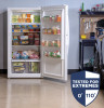 FUF21DLRWW - White NO LH Upright Freezers 21.3 UF Automatic