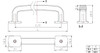 BP863192195 Transitional Metal Pull - 863 | Kunal Kitchens
