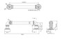 BP2209128192 Eclectic Aluminum Pull - 2209 | Kunal Kitchens