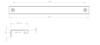 BP9696192990 Modern Aluminum Edge Pull - 9696 | Kunal Kitchens