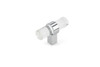 BP02065014011 Modern Glass and Metal Knob - 0206 | Kunal Kitchens