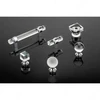 BP033014011 - Modern Glass Knob - 0330 | KUNAL KITCHENS