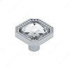 BP262603014001 Modern Metal and Crystal Knob - 2626 | Kunal Kitchens
