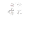 BP224840K107 Transitional Metal Knob - 2248 | Kunal Kitchens