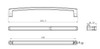 BP8189192900 Modern Metal Pull - 8189 | Kunal Kitchens