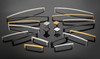 BP8189352158 Modern Metal Pull - 8189 | Kunal Kitchens