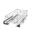 5730-12CR 12" P-O Chrome Wire Basket Soft Close For Base Organizer-Steel-Chrome | Kunal Kitchens