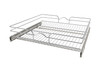 5WB1-2422CR-1 24" Single Chrome Wire Basket 23.73"W X 21.91"D X 5.55"H For Base Organizer-Steel-Chrome | Kunal Kitchens